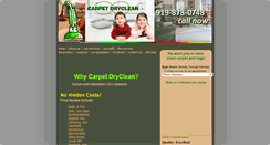 Desktop Screenshot of carpetdryclean.biz
