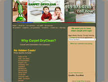 Tablet Screenshot of carpetdryclean.biz